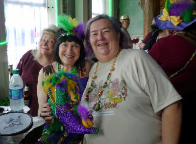 Friday at Krewe of Lil' T-rock Party with Muses Shoe and Maureen