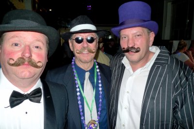 Mustachio Brothers at Krewe of Lil' T-rock Party