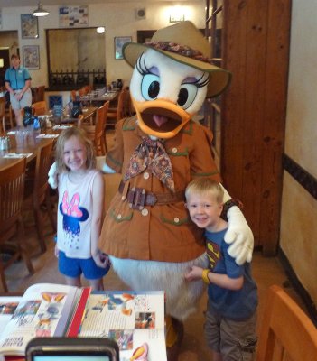 Daisy at Tusker House in Animal Kingdom