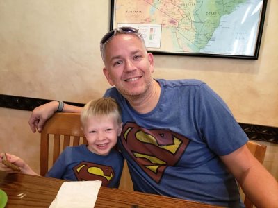 William and Don at Tusker House in Animal Kingdom