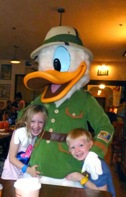 Donald at Tusker House in Animal Kingdom