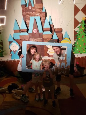 Gingerbread House in Contemporary Resort