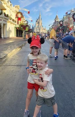 On Main Street USA in the Magic Kingdom