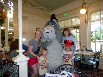 Breakfast with Eeyore at the Crystal Palace