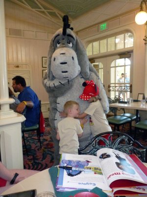Hugs for Eeyore at the Crystal Palace