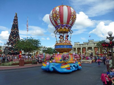 End of Festival of Fantasy Parade at the Magic Kingdom