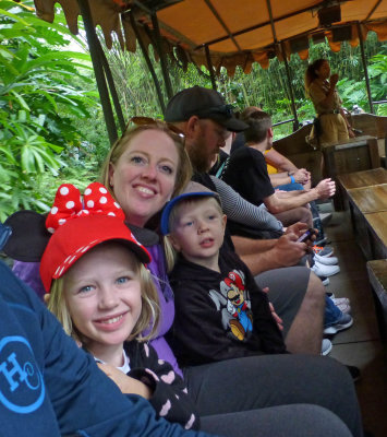 On The Jungle Cruise in the Magic Kingdom
