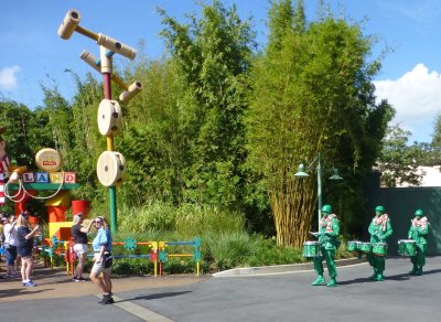 Toy Soldiers in Toy Story Land at Hollywood Studios