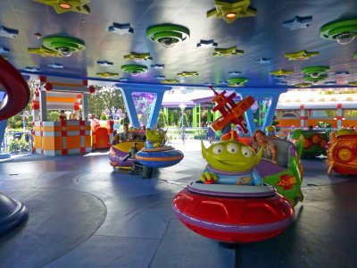 Alien Swirling Saucers at Toy Story Land in Hollywood Studios