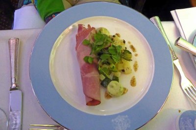 Susan opted out of Salmon for Ham at Brunch