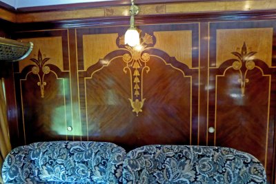 Car Minerva features Edwardian-type marquetry