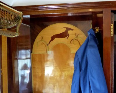 Springbok marquetry in Car Vera