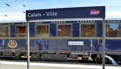 Arriving at Calais, France Train Station