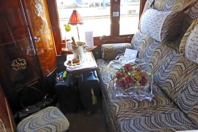 Our Twin Cabin on the Orient-Express