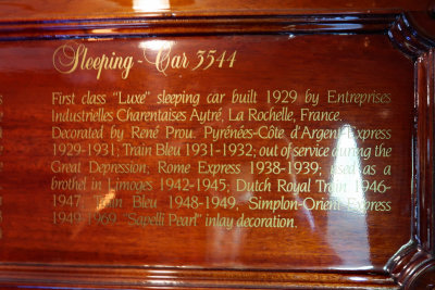 Our sleeping car was built in 1929