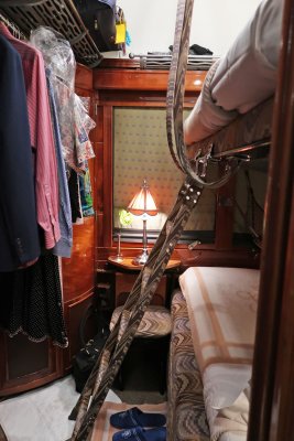 Cabin transformed for sleeping