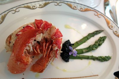 Lobster appetizer for Bill