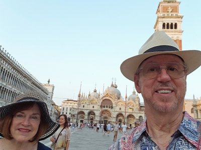 Obligatory selfie in St. Mark's Square in Venice
