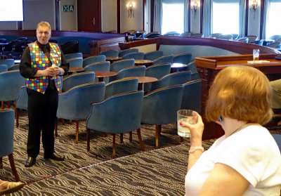 Tony was a really good Cruise Director on the Azamara Pursuit
