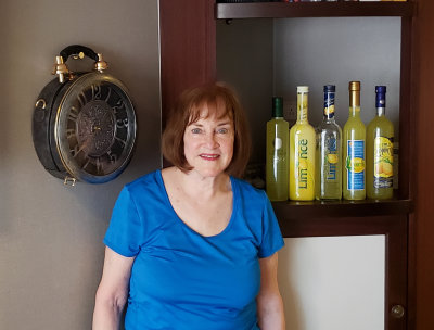 Susan with some of today's purchases