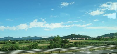 Traveling E61 from Koper to Ljubljana, Slovenia
