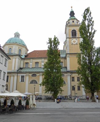 St. Nicholas's Church (Ljubljana Cathedral) was consecrated in 1707
