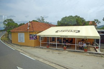 Roadside restaurant in Croatia