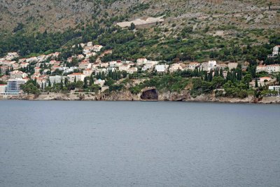 Modern Dubrovnik, Croatia and Sea Cave