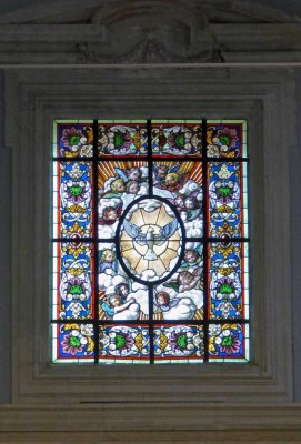 Stained Glass in the  Dubrovnik Cathedral