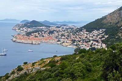 Panoramic view of Dubrovnik, Croatia