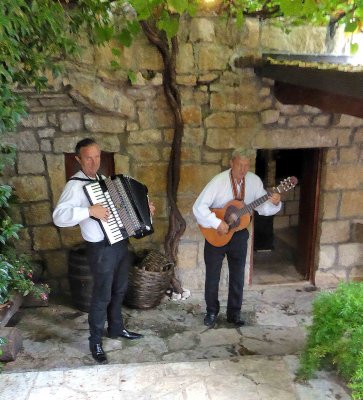 Musicians in Cilipi, Croatia