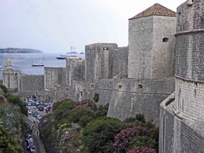The walls of Dubrovnik are 6,360 feet long and were never breached by a hostile army