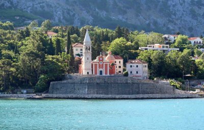 The Church of St. Matthew in Dobrota, Montenegro