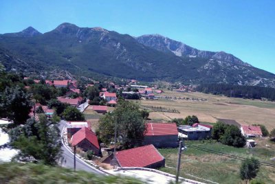 Village in the Lovcen Mountains of Montenegro