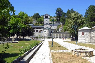 Cetinje Monastery was rebuilt between 1701 and 1704