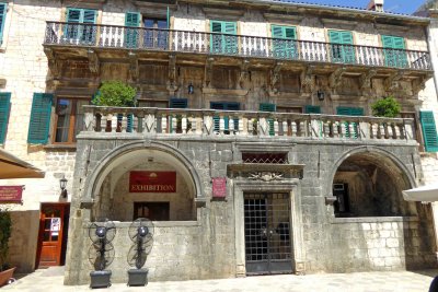 The Pima Palace (1667) in Kotor, Montenegro