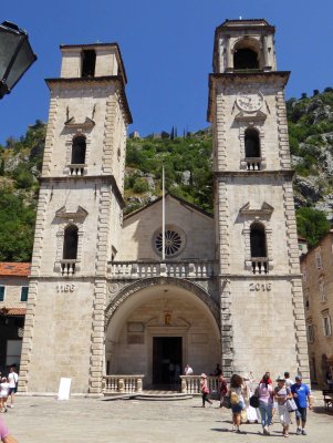 The Cathedral of Saint Tryphon (Kotor Cathedral) was consecrated in 1166