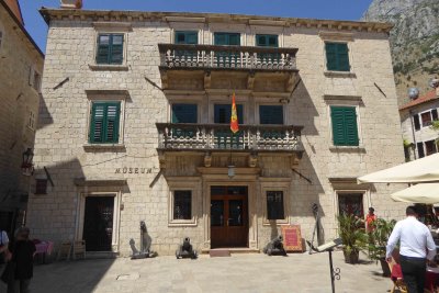 The Palace Grgurina (18th Century) is now a Naval Museum Kotor, Montenegro