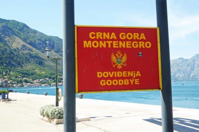 Leaving Kotor, Montenegro