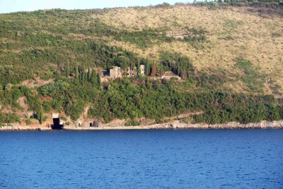 Old fort or palace near Herceg Novi on Kotor Bay, Montenegro