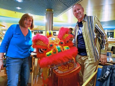 Chinese Dragon in the Lido Buffet