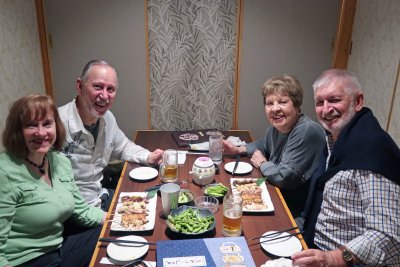 Japanese Yakatori and Beer with Graham and June Short