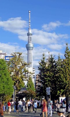 Tokyo Skytree is the second tallest structure in the world after the Burj Khalifa