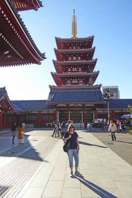 The 'Goju no To' five-storied pagoda (942 AD) holds Buddha's ashes