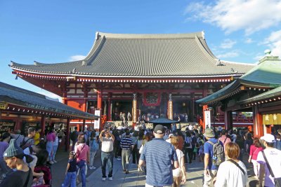 Sensoji Temple (founded 645 AD) is the oldest in Tokyo