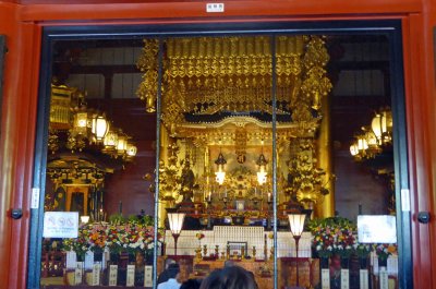 Inside Sensoji Temple