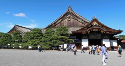 Ninomaru Palace, Kyoto was the site of the return of authority to  the Imperial Court (1867) by Tokugawa Yoshinobu (last Shogun)