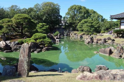 Gardens of Nijo Castle in Kyoto