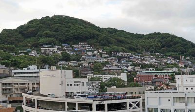 View of Nagasaki, Japan from our balcony