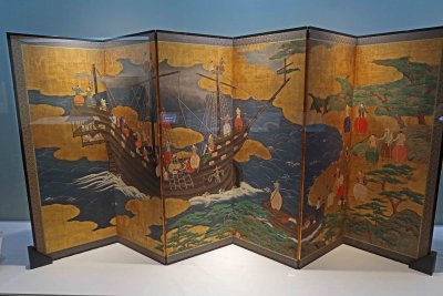 Screen in Nagasaki Museum of History and Culture